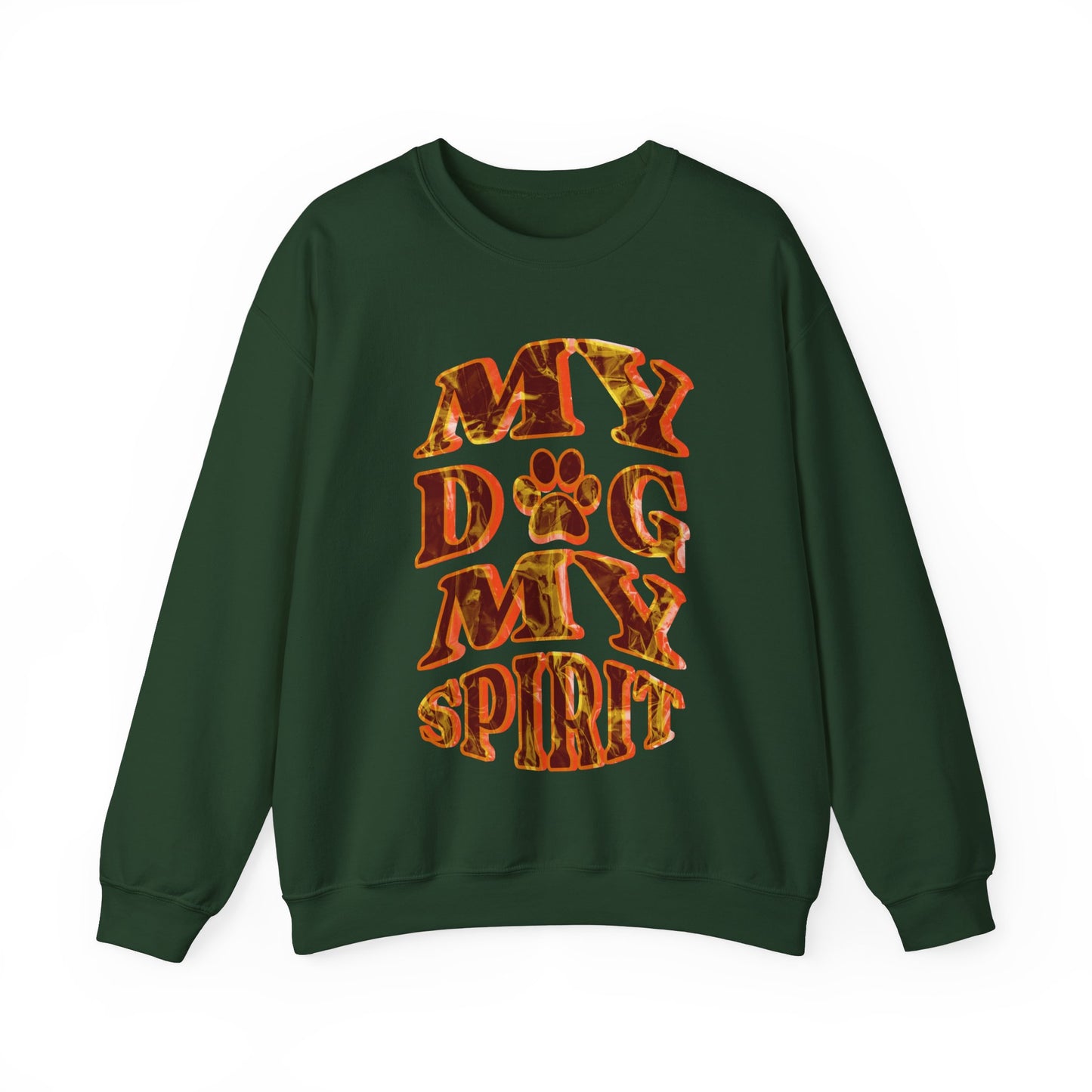 Unisex Heavy Blend™ Crewneck Sweatshirt, My Dog My Spirit Sweatshirt