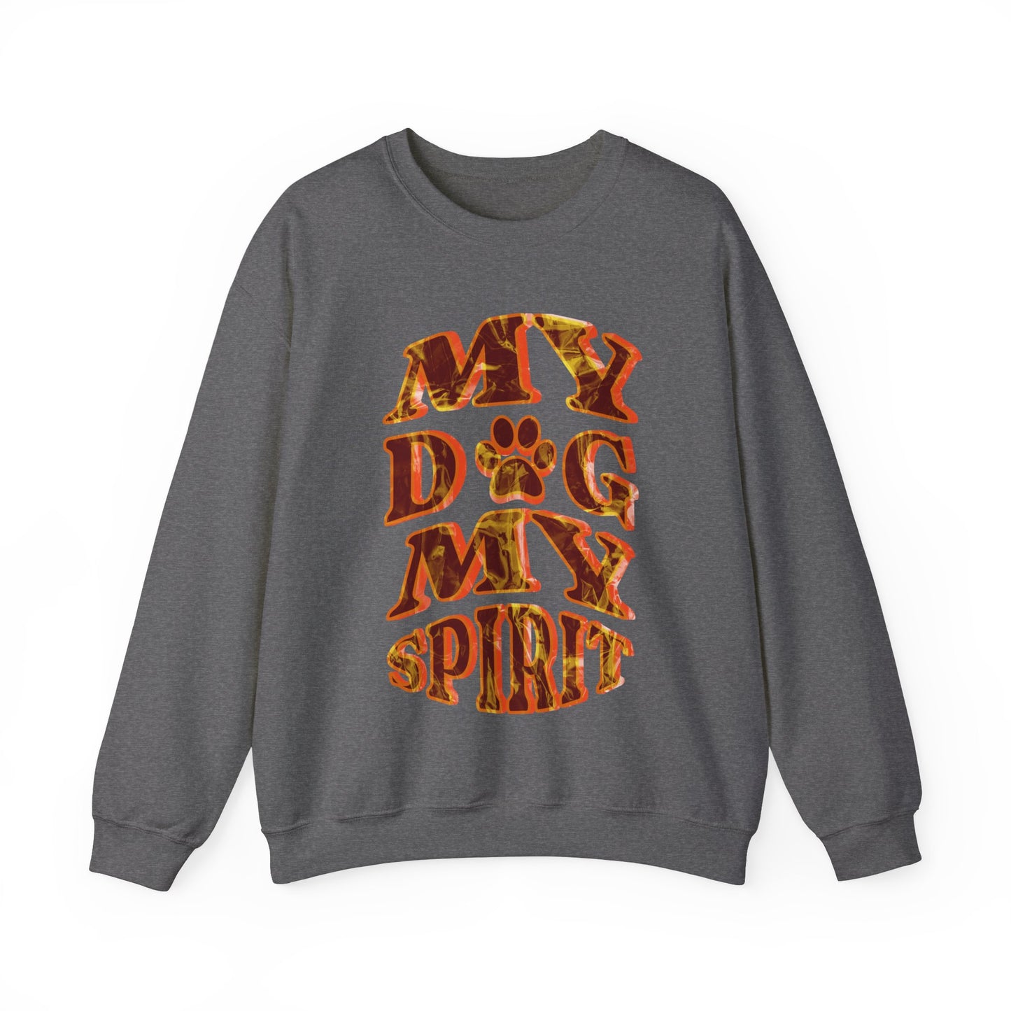 Unisex Heavy Blend™ Crewneck Sweatshirt, My Dog My Spirit Sweatshirt