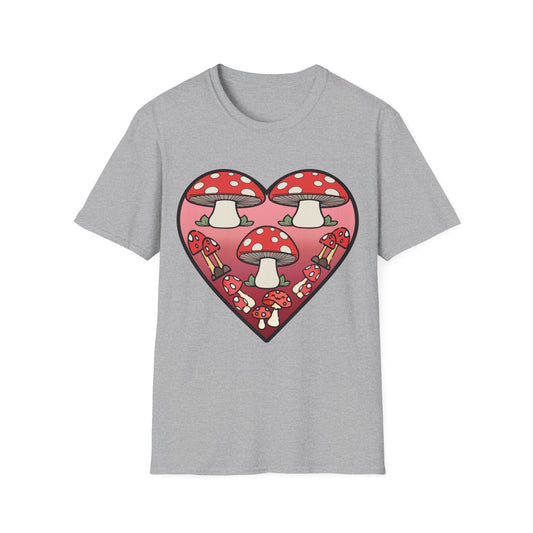 Unisex Softstyle T-Shirt, Love Mushroom Tee