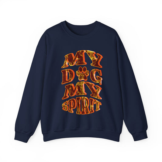 Unisex Heavy Blend™ Crewneck Sweatshirt, My Dog My Spirit Sweatshirt