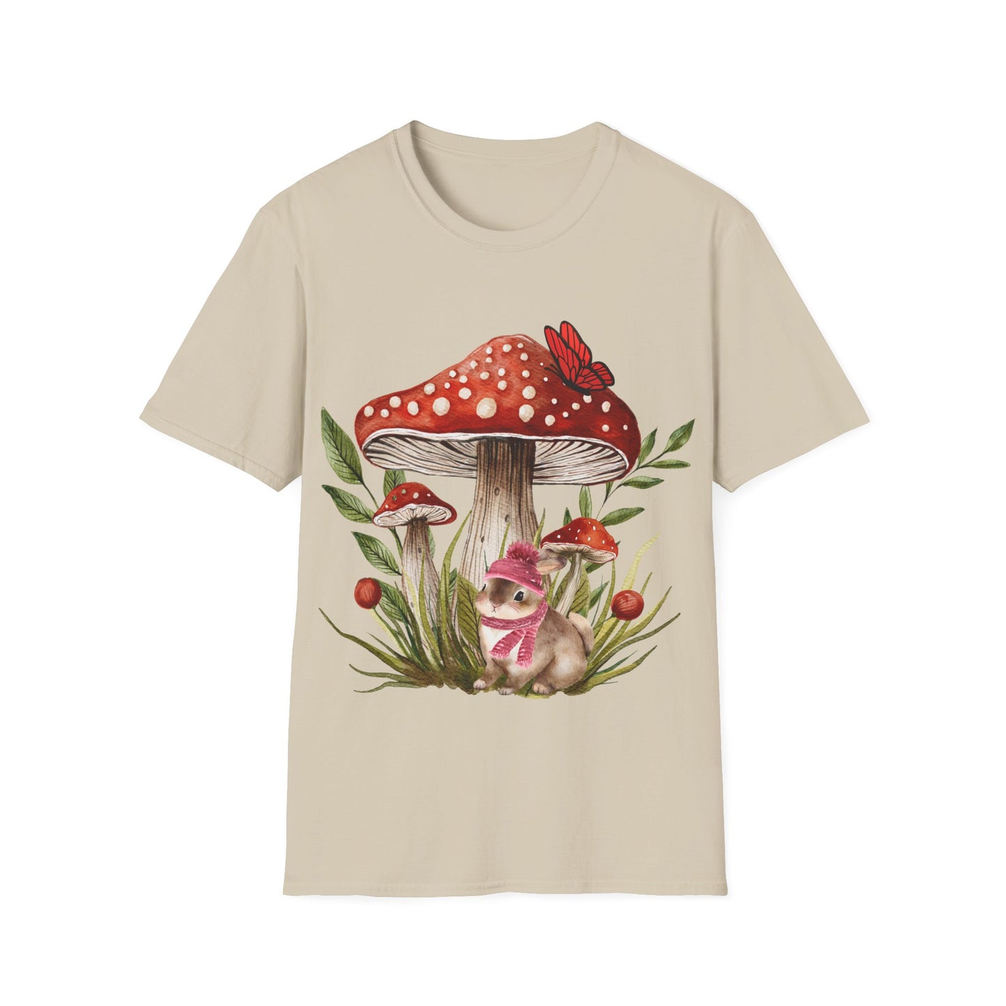 Unisex Softstyle T-Shirt, Mushroom Tee