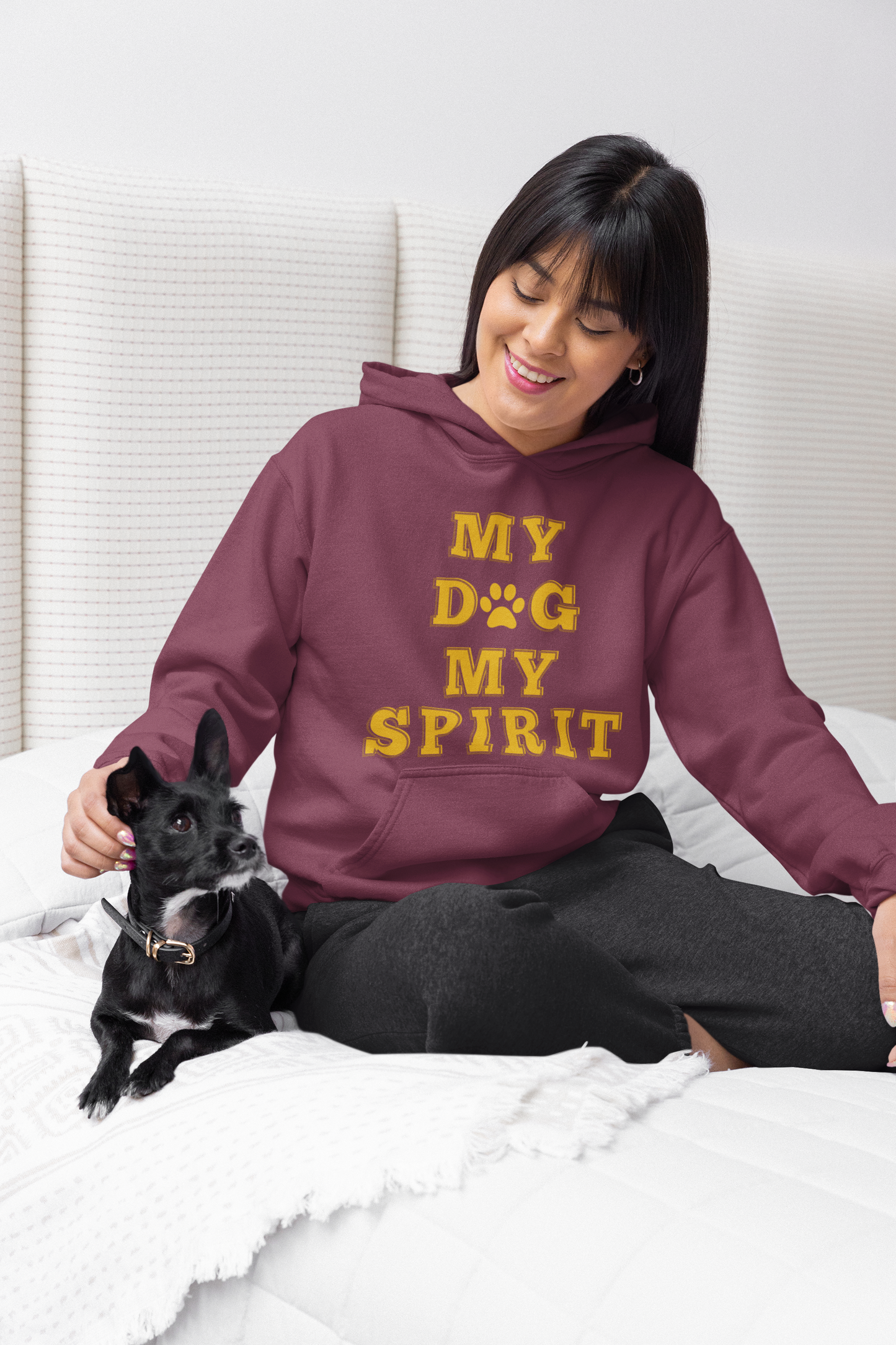 Unisex Heavy Blend™ Hooded Sweatshirt, My Dog My Spirit Hoodie