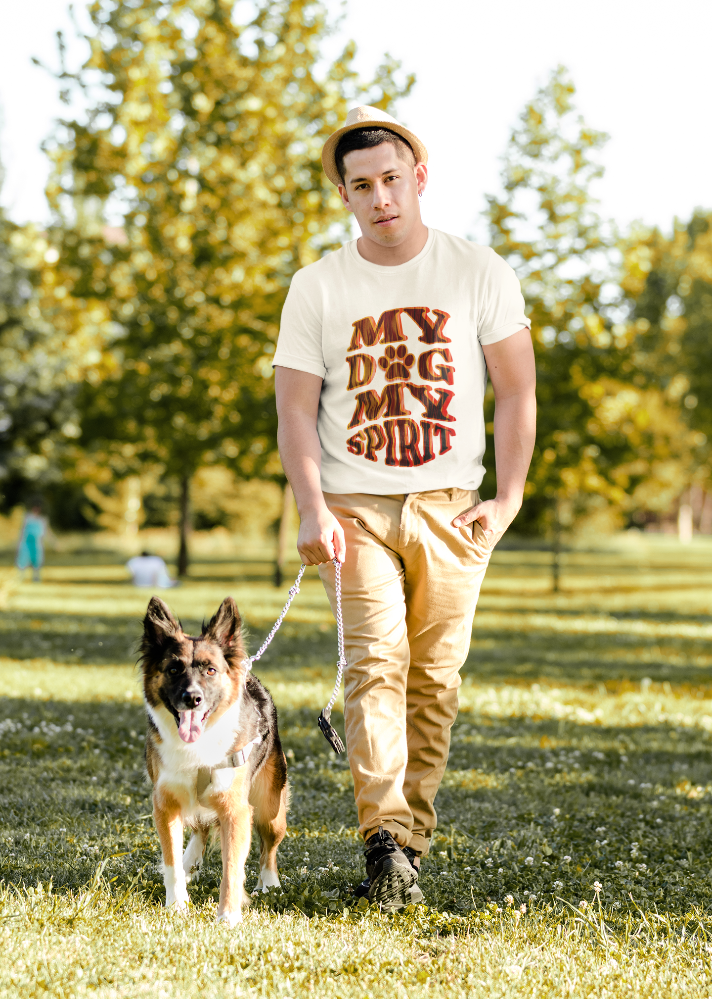 Unisex Garment-Dyed T-shirt, My Dog My Spirit Tee