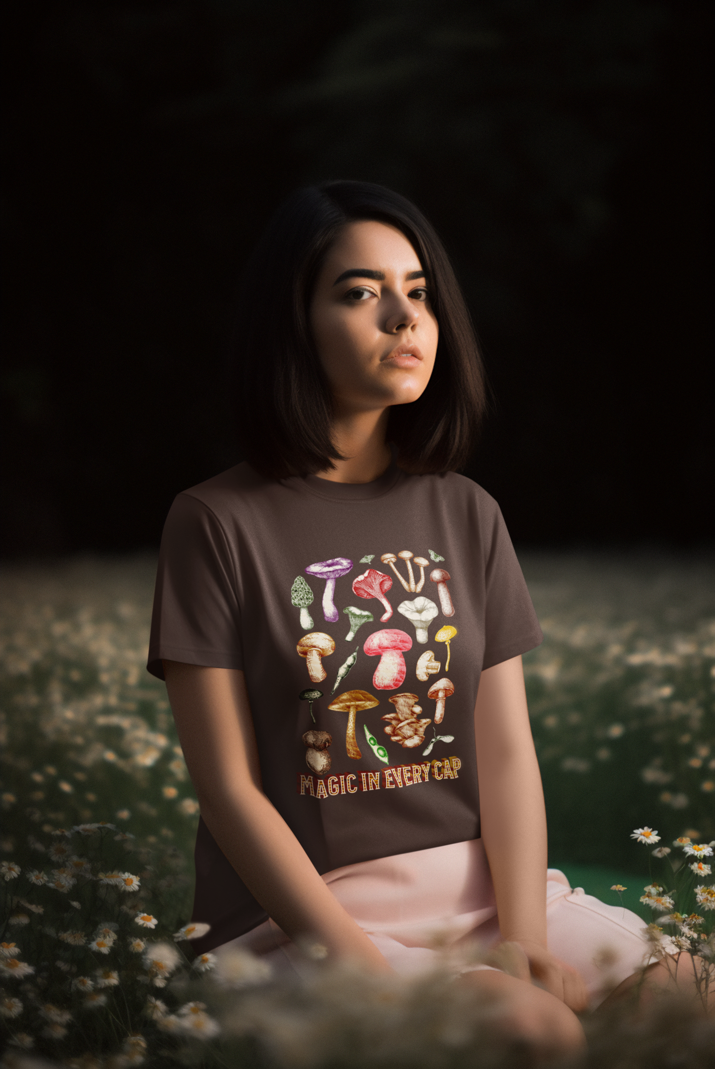 Unisex Softstyle T-Shirt, Magic In Every Cap, Mushroom Tee